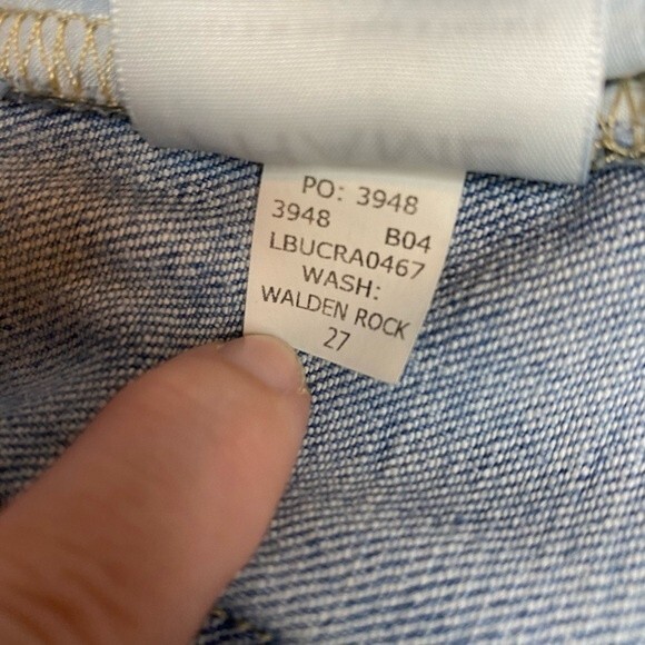 FRAME DENIM LE BEAU LOOSE FIT CROPPED JEANS in WALDEN ROCK, Size 27 - Picture 11 of 16